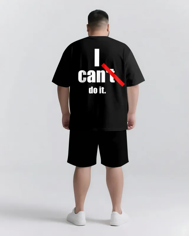 Can't=Courage Allows Now Today 2-Piece T-shirt Set sold by Biggmans