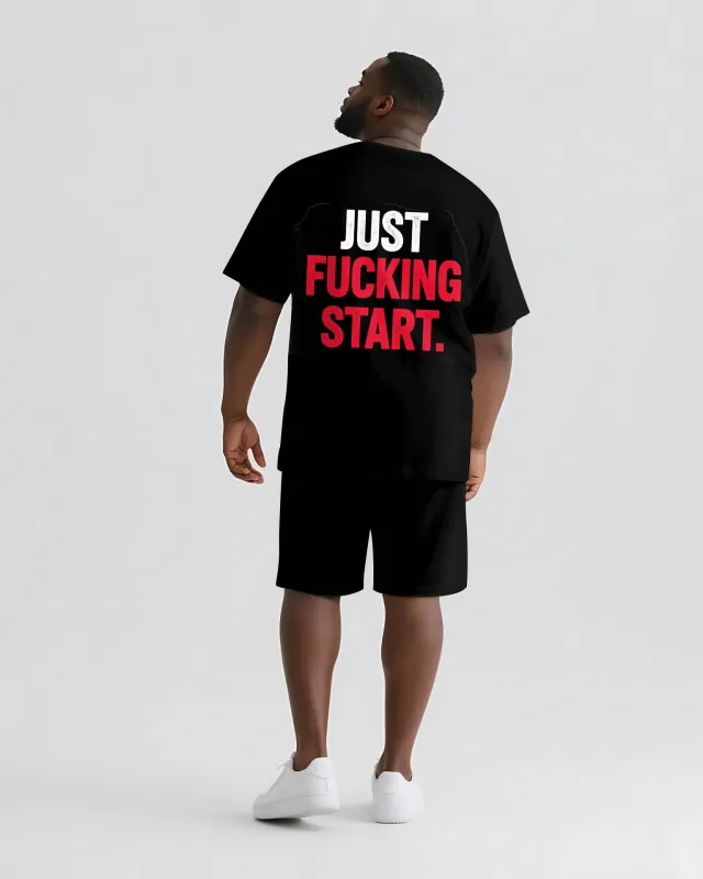Stop Overthinking and Start Doing T-shirt 2-Piece Set sold by Biggmans