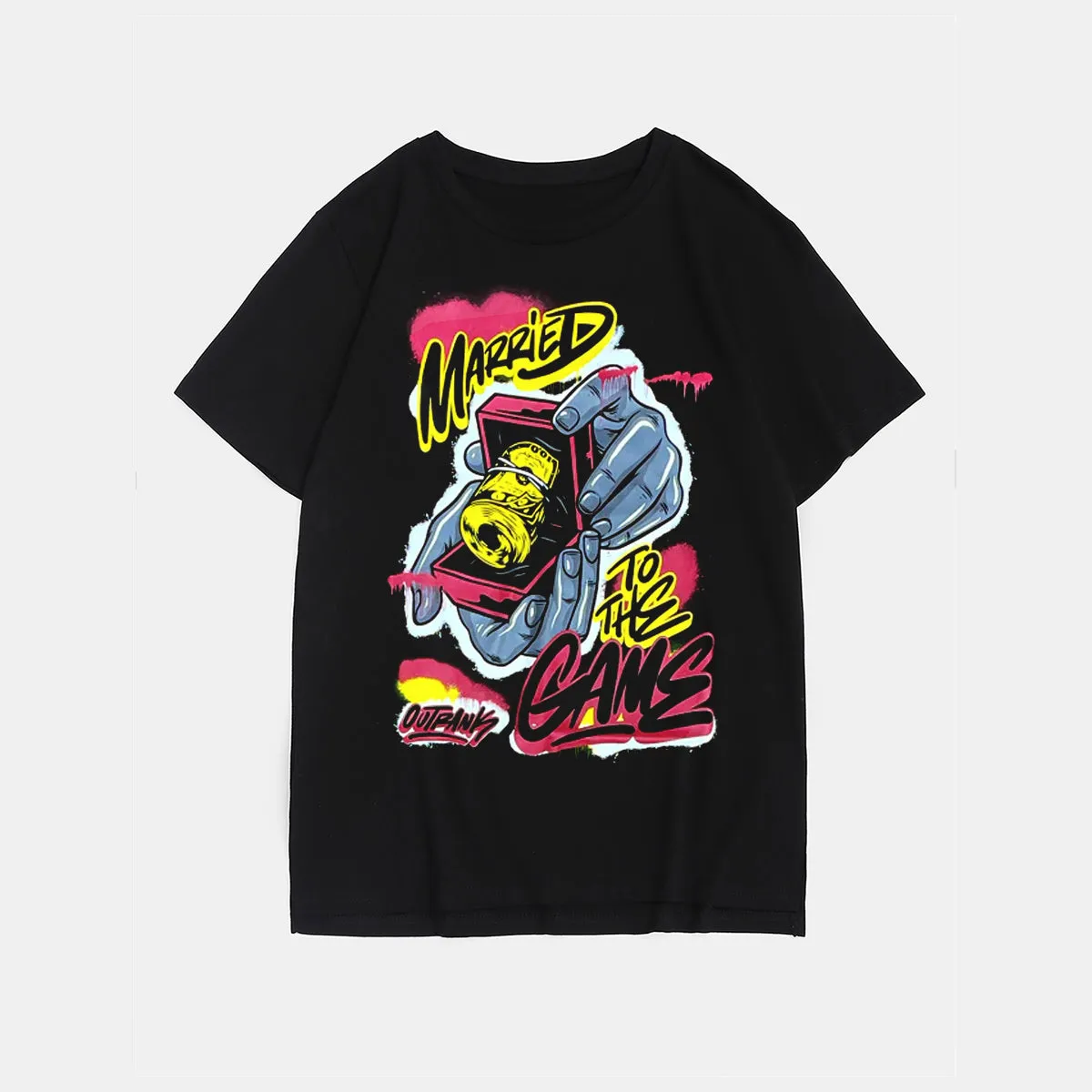 Plus Size Black Married Came T-Shirt sold by Biggmans product image thumbnail 2