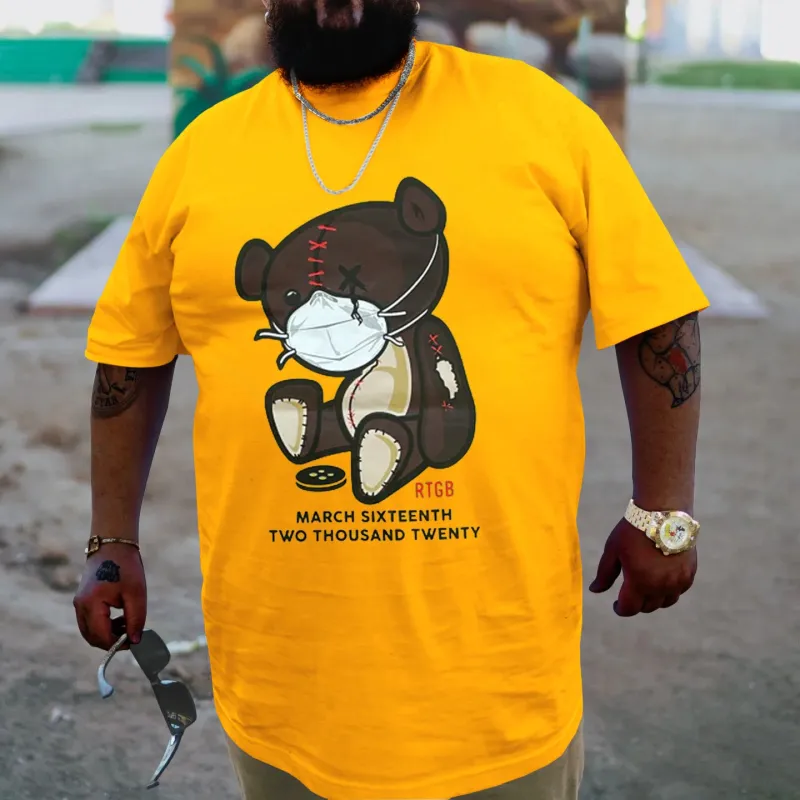 Plus Size Yellow March Sixteenth T-Shirt sold by Biggmans