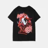 Plus Size Black Ridini Disty T-Shirt sold by Biggmans