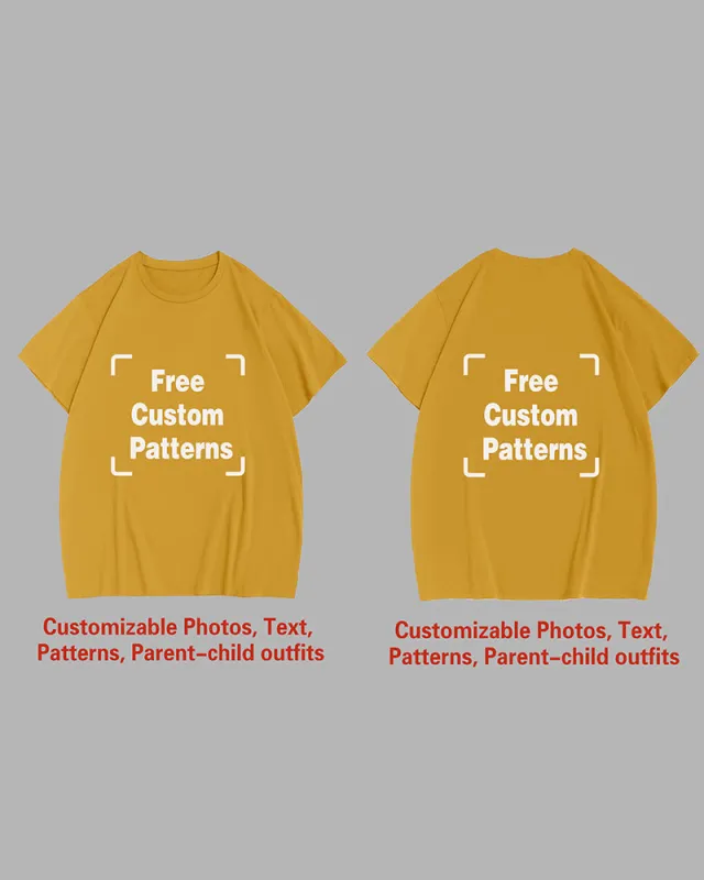 Customized Plus Size T-shirt (You Can Upload Pictures, Text, Logo, Etc. To Customize Your Interesting T-shirt) sold by Biggmans