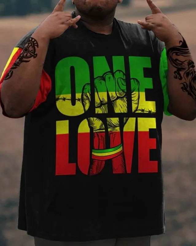 Men's Plus Size Power T-Shirt sold by Biggmans