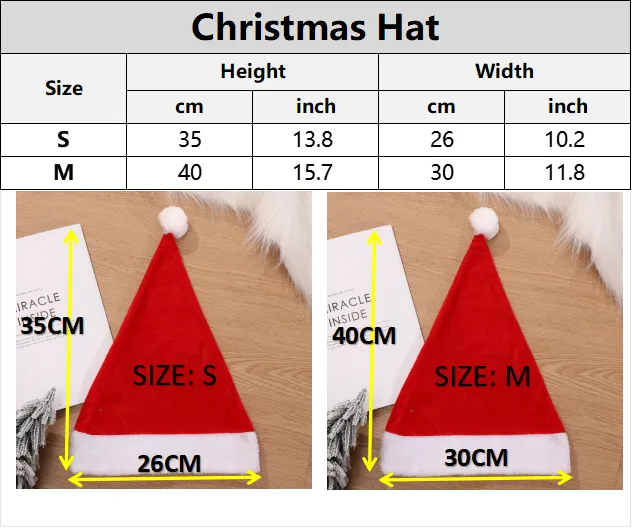 Christmas Fun Red Green Santa Cartoon Print Gift Plush Party Decorative Hat sold by Biggmans product image thumbnail 5