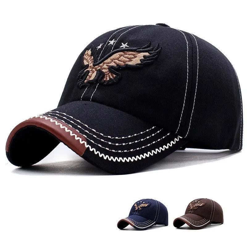 Trendy Embroidered Eagle Street Cap sold by Biggmans