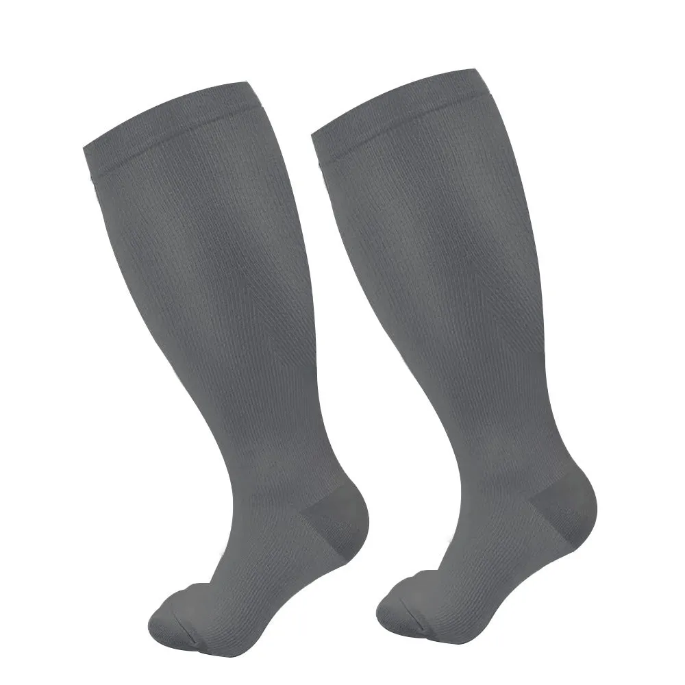 2XL-7XL Solid Color Running Fitness Compression Socks For Obese Men And Women Sports Socks sold by Biggmans product image thumbnail 4
