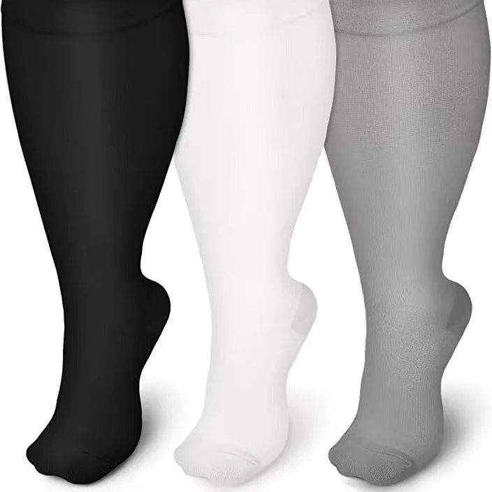 2XL-7XL Solid Color Running Fitness Compression Socks For Obese Men And Women Sports Socks sold by Biggmans product image thumbnail 5