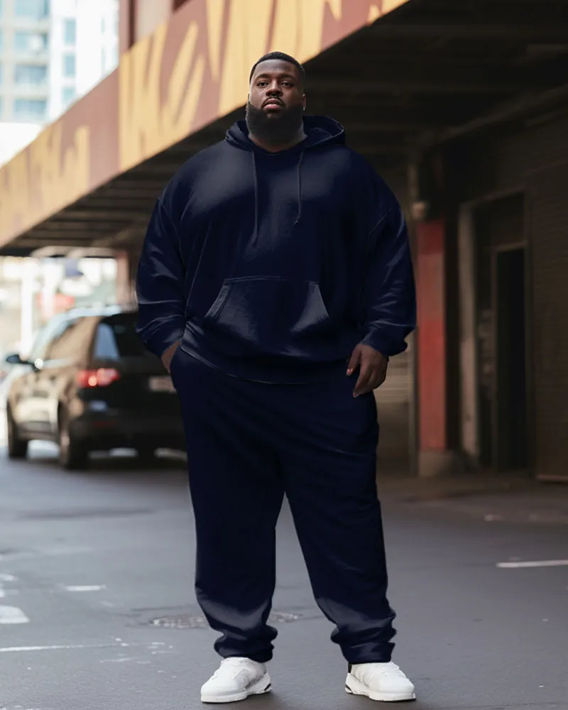 Big & Tall Men's 2 Piece Tracksuit Casual Hoodie and Sweatpants Set sold by Biggmans product image thumbnail 2