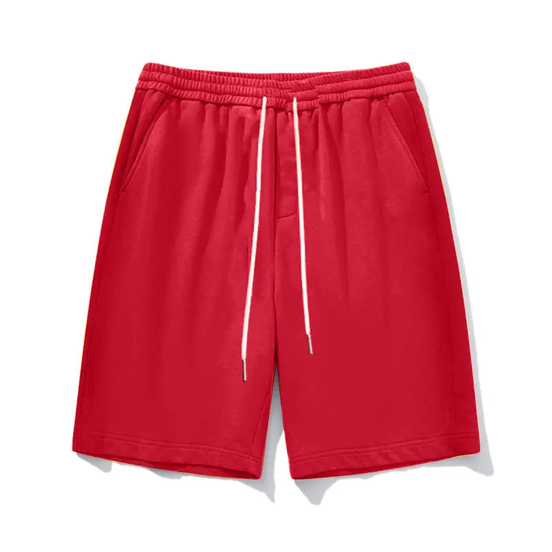 Men's Big Size Solid Color Summer Athletic Shorts sold by Biggmans