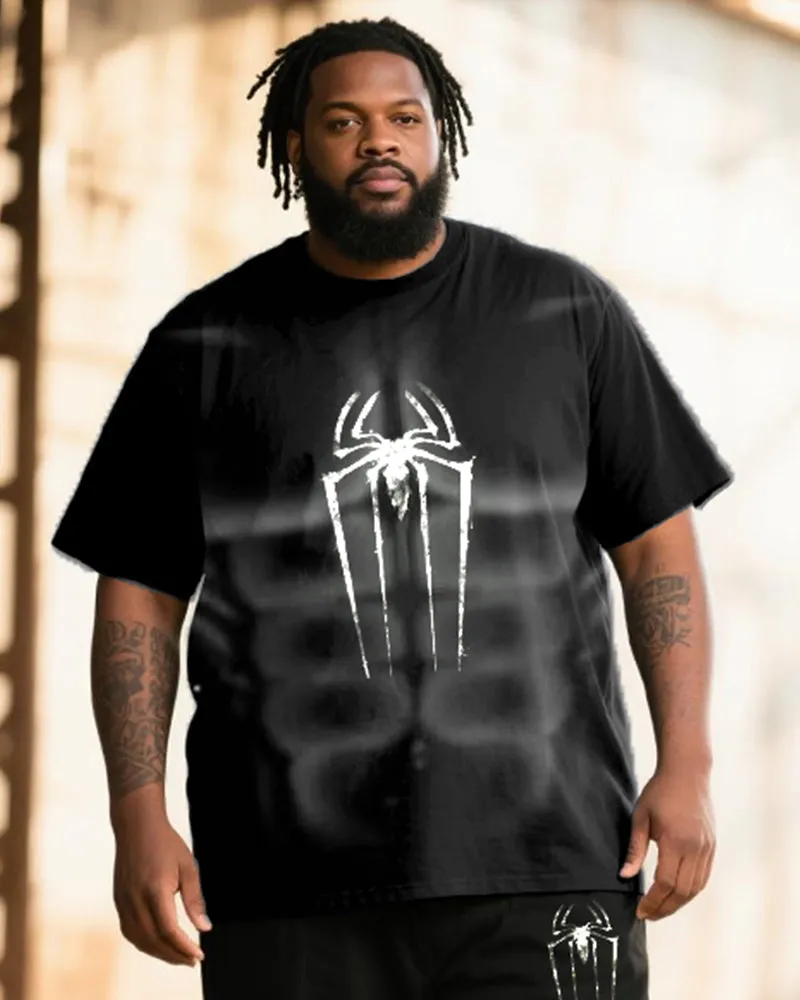 Big & Tall Men's Cosplay Pax Spider Print T-Shirt Trousers Suit sold by Biggmans product image thumbnail 2