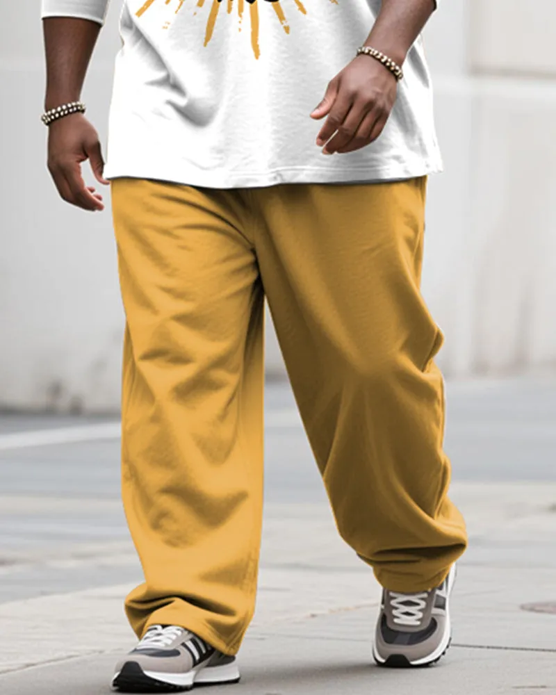 Big & Tall Men's He Has Risen Graffiti Letter Print Long Sleeve T-Shirt Pants Set sold by Biggmans product image thumbnail 3