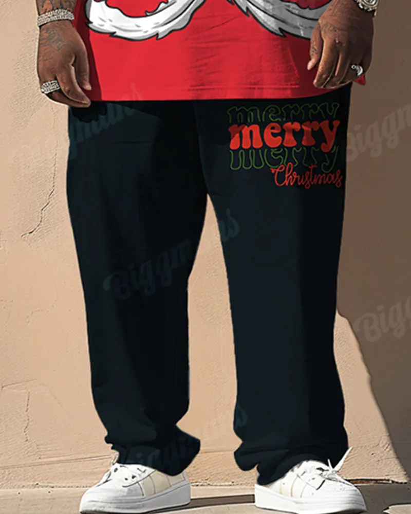 Men's Big and Tall Christmas Santa Claus Cosplay T-Shirt Trousers Set sold by Biggmans product image thumbnail 3
