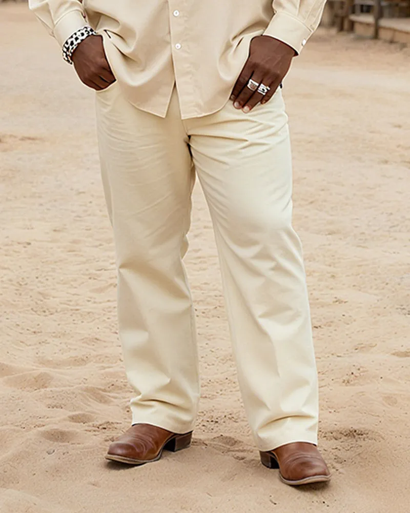 Big & Tall Men's Vintage Navajo Pattern Patchwork Printed Long Sleeve Shirt Pants Set sold by Biggmans product image thumbnail 3