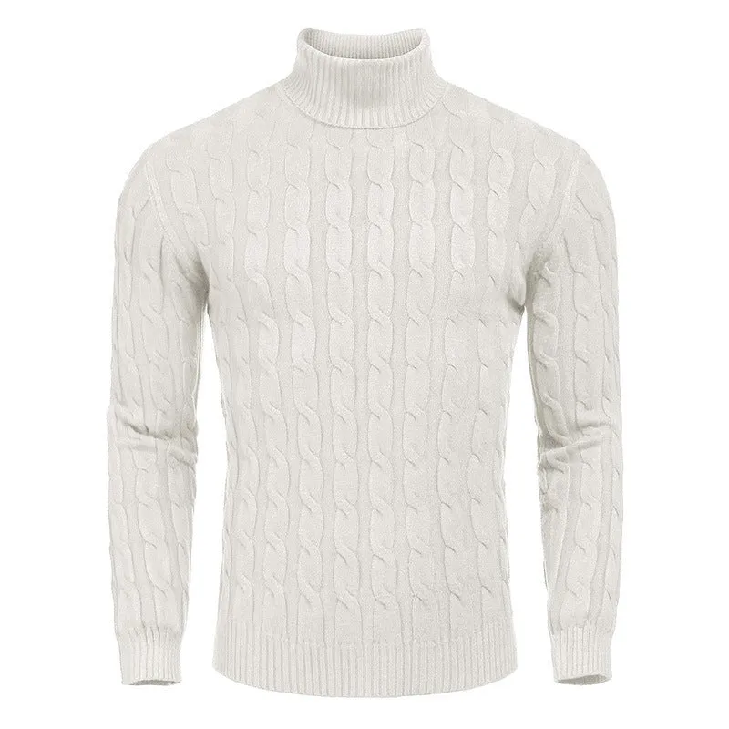 Thickened Sweater Long-sleeved Sweater Turtleneck Base Sweater sold by Biggmans
