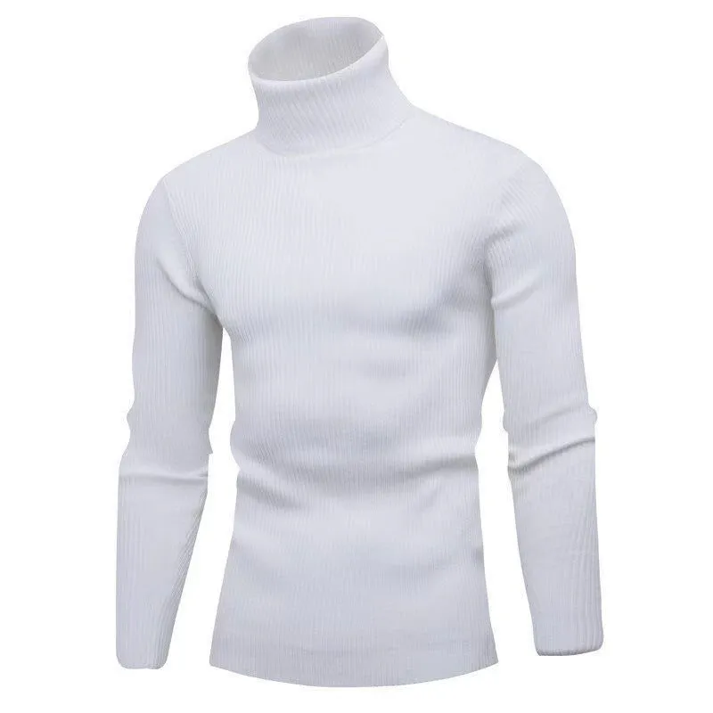 Big & Tall Men's Solid Color Turtleneck Base Sweater M-5XL sold by Biggmans product image thumbnail 3