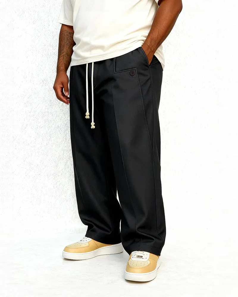 Big & Tall Men's Autumn And Winter New Pants Men's Casual Loose Straight Pants S-3XL sold by Biggmans product image thumbnail 3