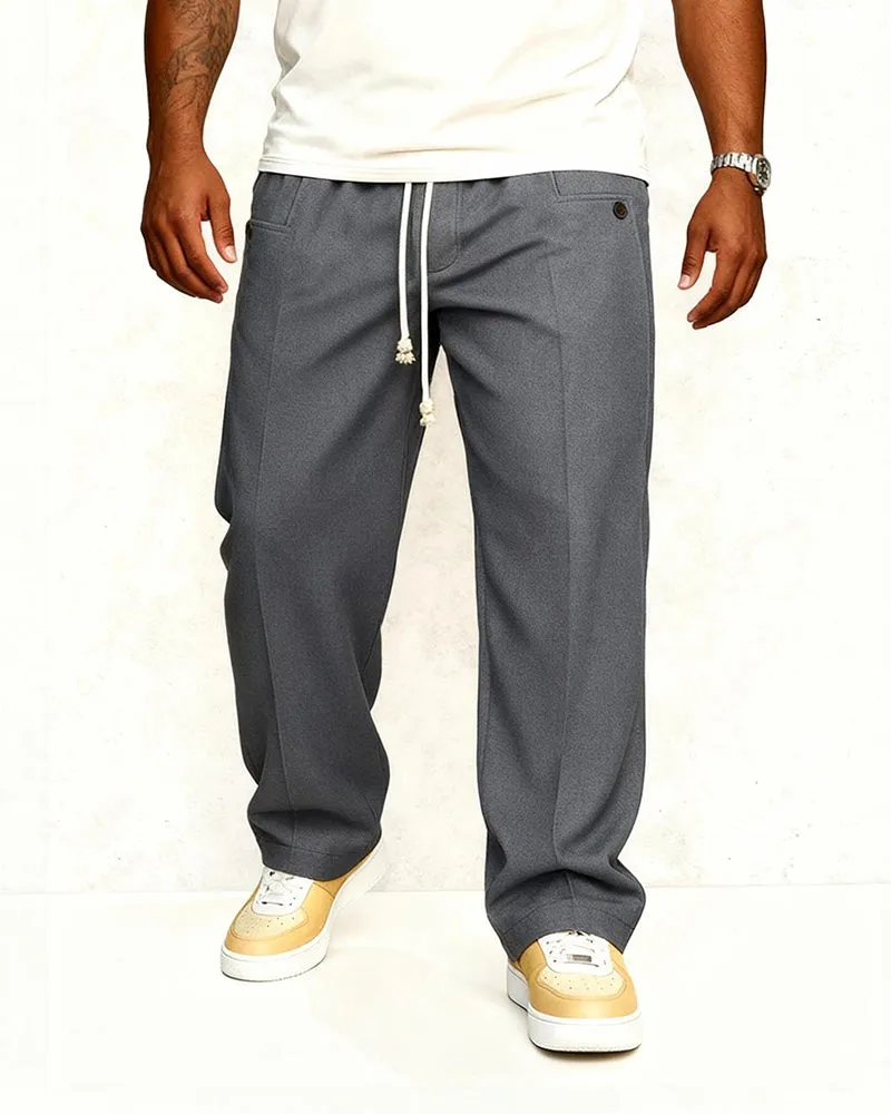 Big & Tall Men's Autumn And Winter New Pants Men's Casual Loose Straight Pants S-3XL sold by Biggmans