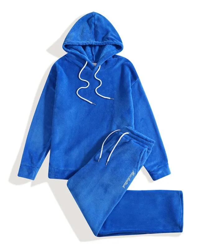 Big & Tall Men's Solid Color Sweat Hooded Pants Set S-2XL sold by Biggmans