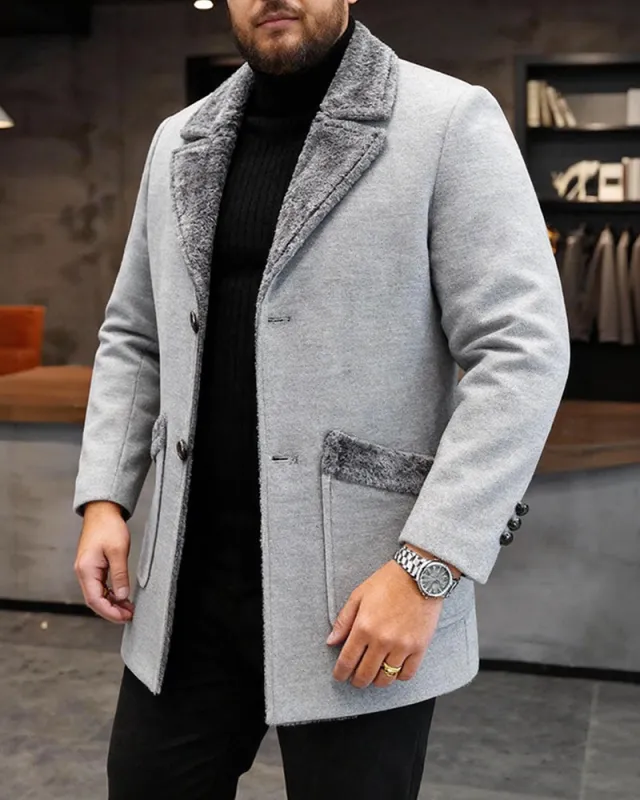 Big & Tall Men's Fur Coat Suit M-5XL sold by Biggmans