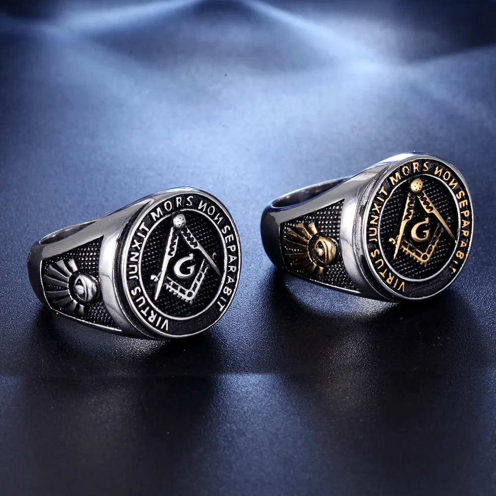 Vintage Masonic Logo Men's Ring sold by Biggmans product image thumbnail 3
