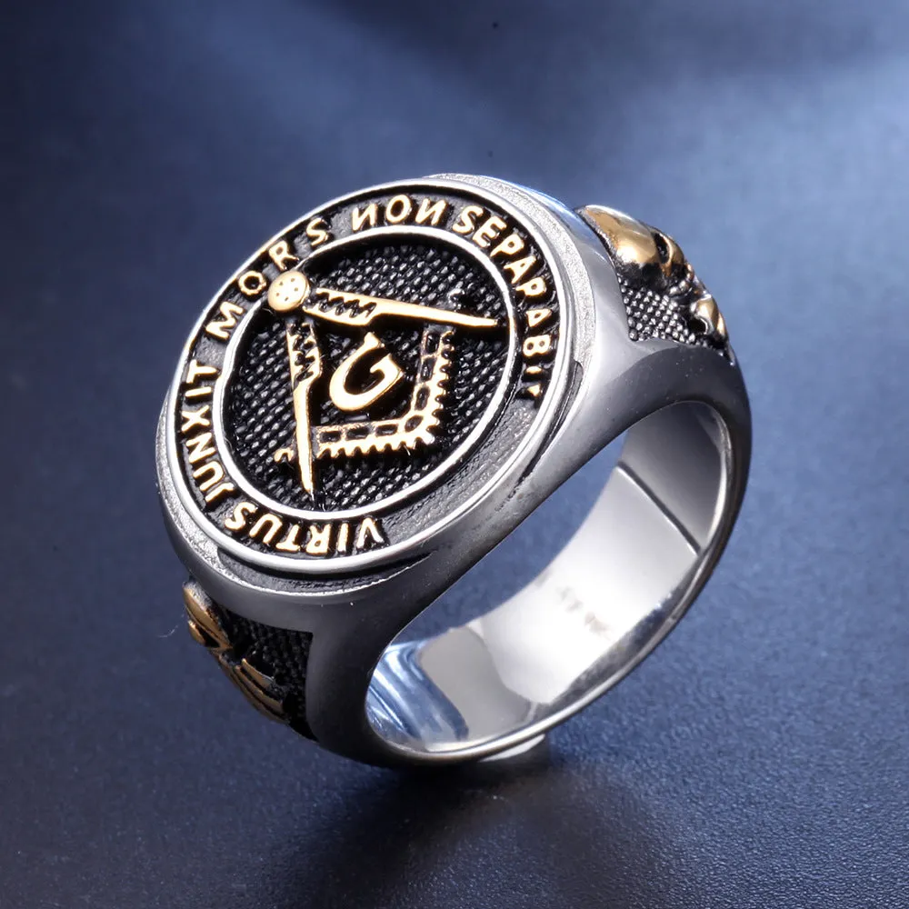 Vintage Masonic Logo Men's Ring sold by Biggmans product image thumbnail 5