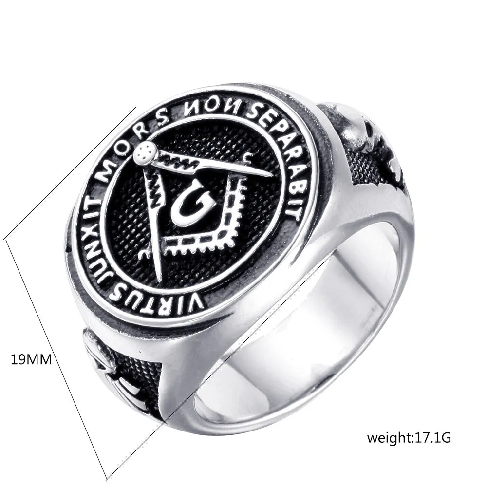 Vintage Masonic Logo Men's Ring sold by Biggmans product image thumbnail 2