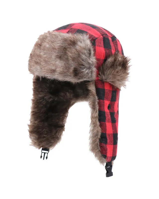 Check Thickened Outdoor Ear Protection Pilot Cap sold by Biggmans