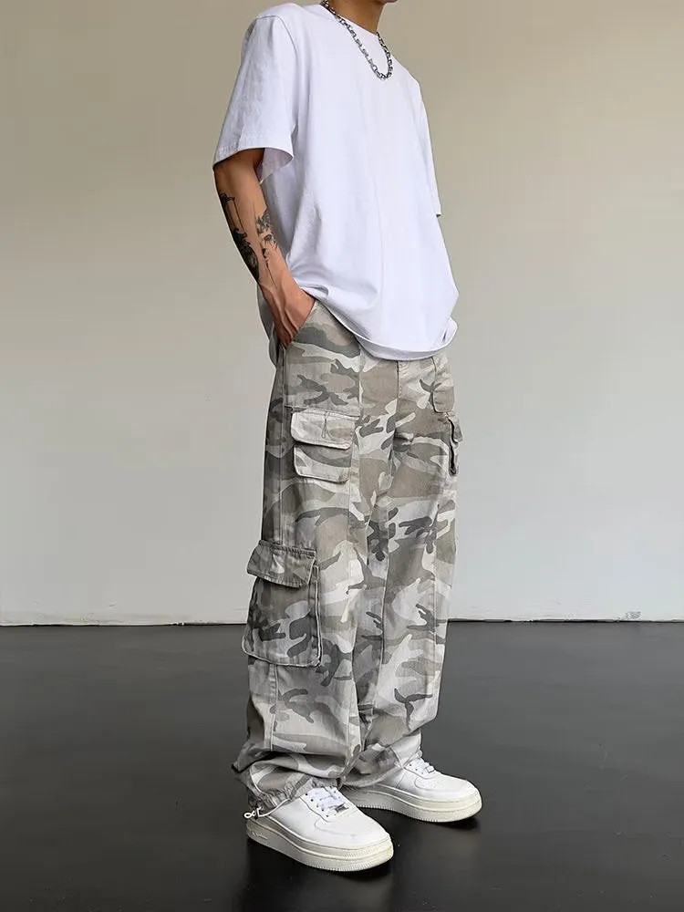 Big & Tall Men's Camouflage Casual Straight Multi-pocket Overalls M-3XL sold by Biggmans product image thumbnail 5