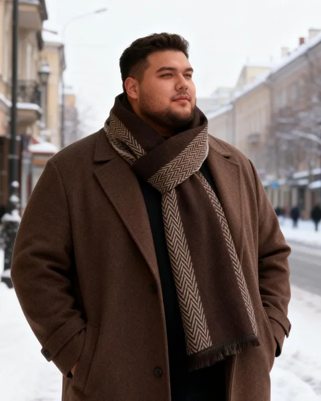 Business Fashion Plaid Scarf With Wool For Men And Women sold by Biggmans