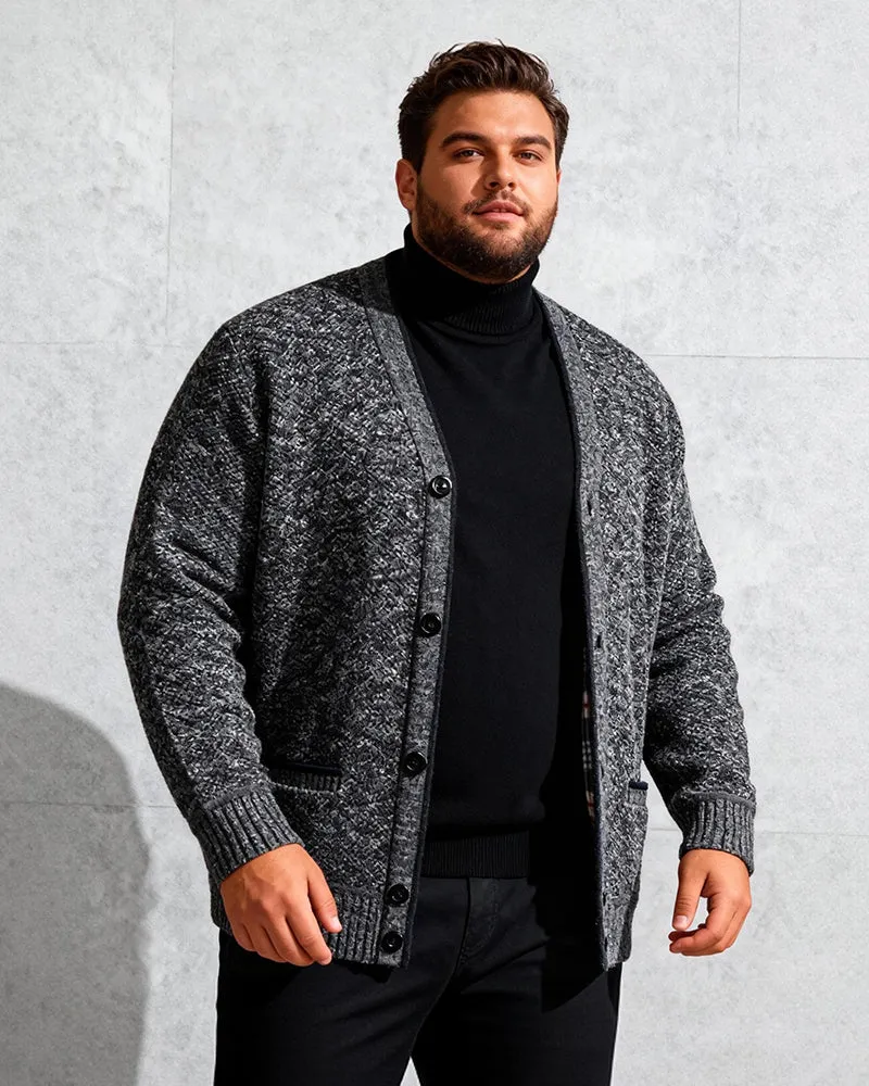 Thickened Knit Button Cardigan Sweater M-3XL sold by Biggmans product image thumbnail 2