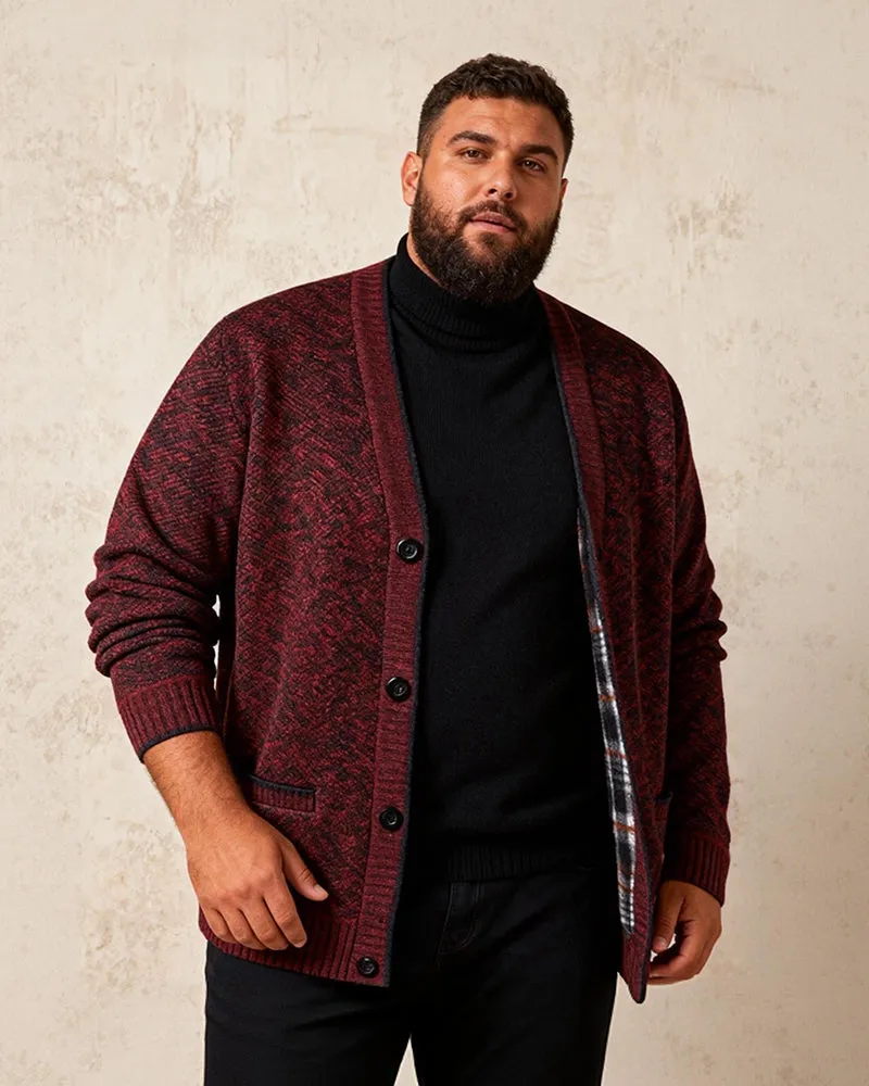 Thickened Knit Button Cardigan Sweater M-3XL sold by Biggmans