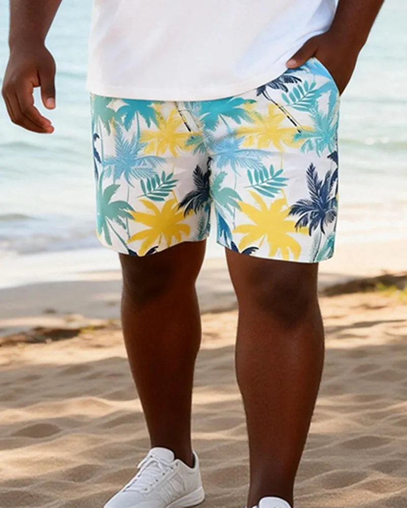 Big & Tall Men's Sunglasses Elements Summer Printed Round Neck Short Sleeve T-Shirt Shorts Set sold by Biggmans product image thumbnail 4