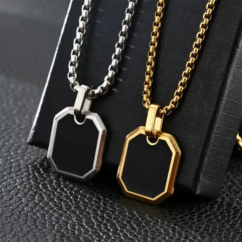 Square Pendant Necklace made by Biggmans