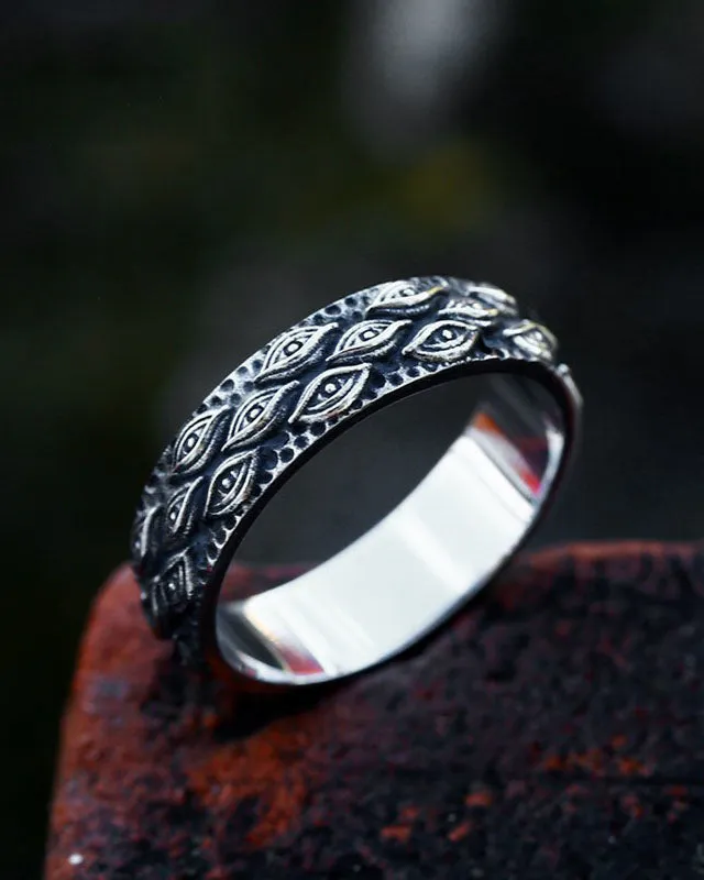 Vintage Viking Totem Eye Ring sold by Biggmans