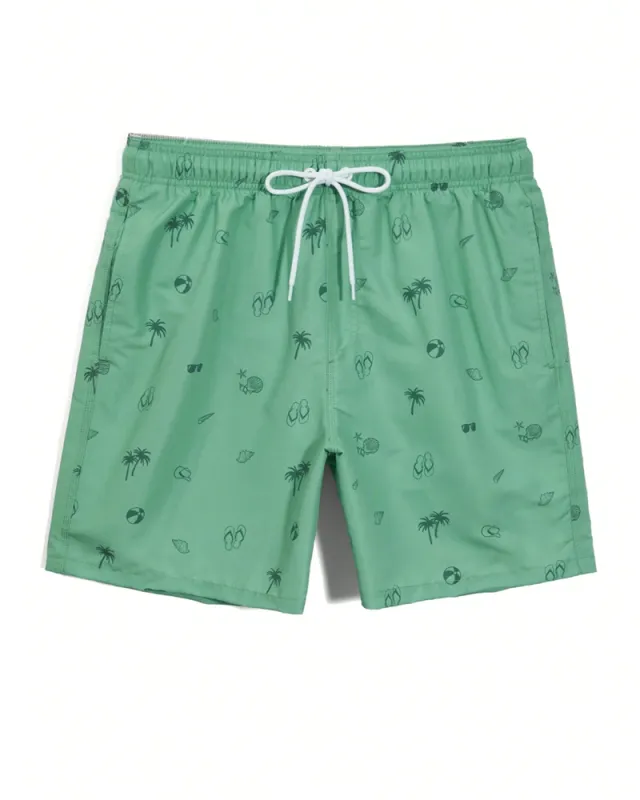 Men's Big & Tall Vacation Swim Trunks made by Biggmans