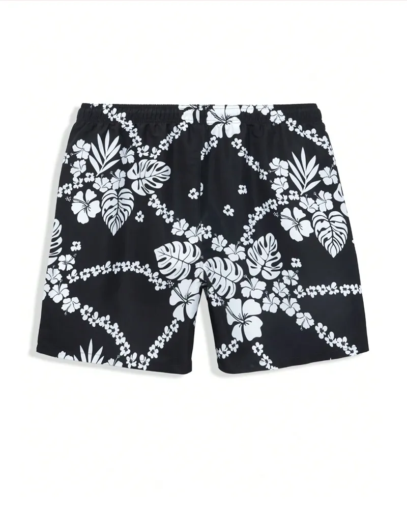 Men's Big & Tall Black Swim Trunks sold by Biggmans product image thumbnail 2
