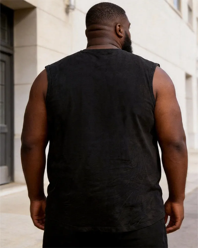 Big & Tall Men's Juneteenth Free 1865 Print Crewneck Sport Vest sold by Biggmans product image thumbnail 3