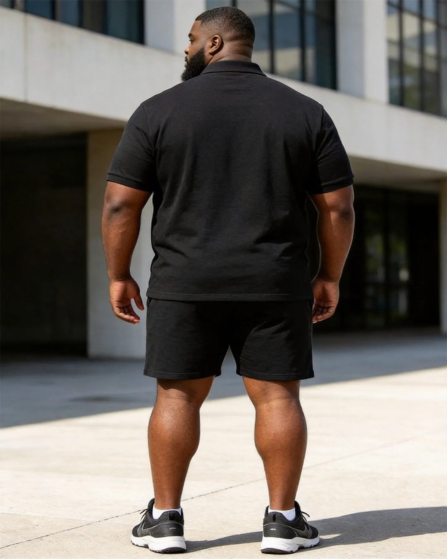 Big & Tall Men's Happy 15 Days After Juneteenth Day Printed Polo Shirt and Shorts Set sold by Biggmans product image thumbnail 4