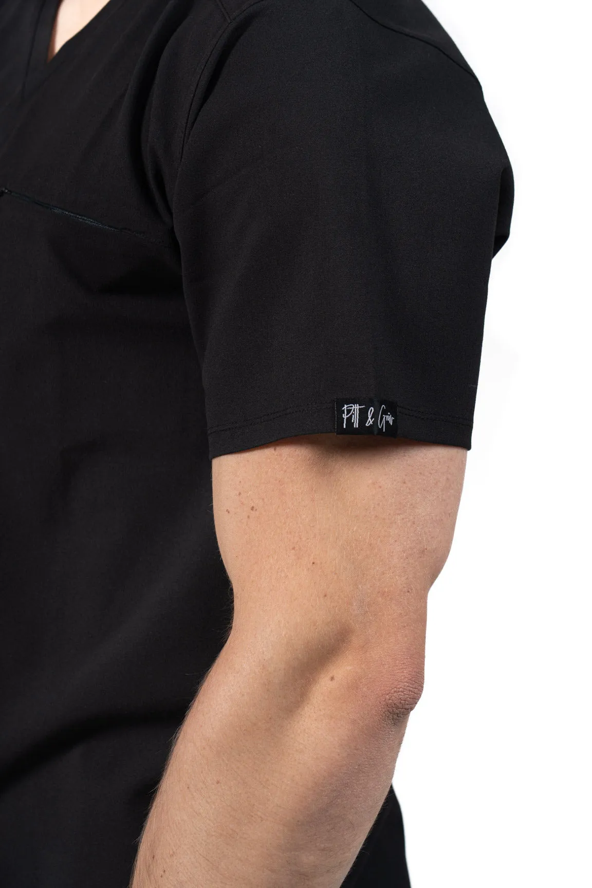 Men's V-Neck Scrub Top | PittandGruv sold by Pitt and Gruv product image thumbnail 4