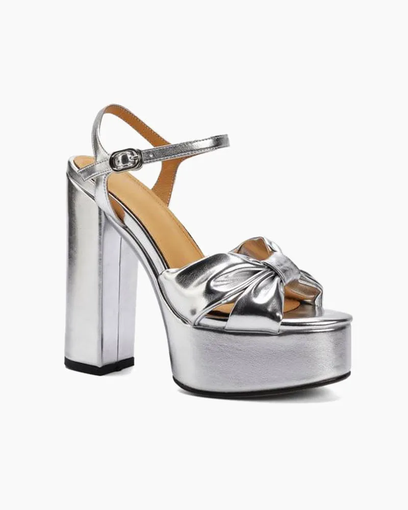 Women's Heloise 120 Leather Platform Sandals sold by Larosa product image thumbnail 5
