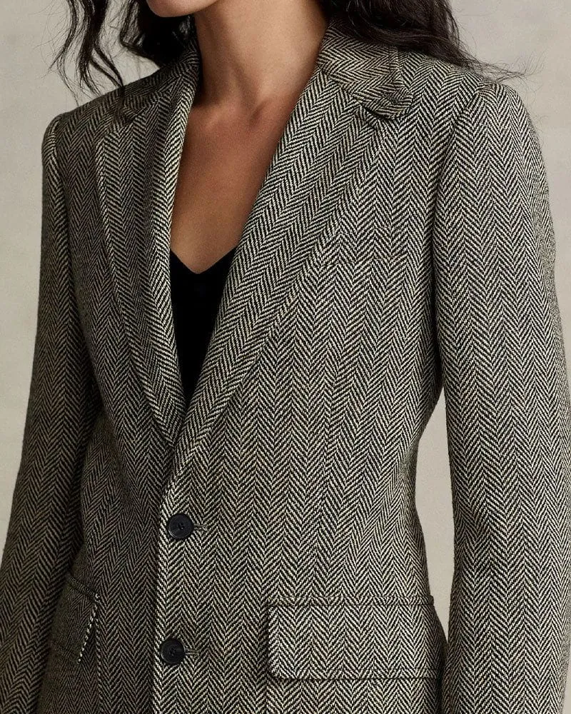(Pre-Order)Women's Herringbone Blazer sold by Larosa product image thumbnail 4