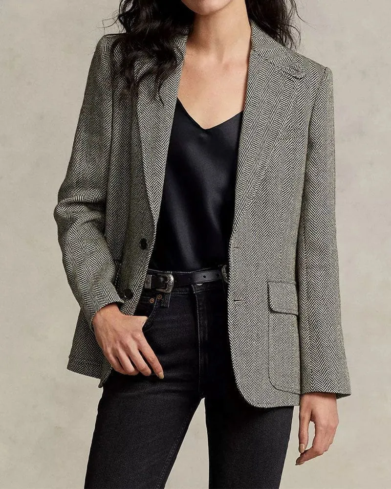 (Pre-Order)Women's Herringbone Blazer sold by Larosa product image thumbnail 3