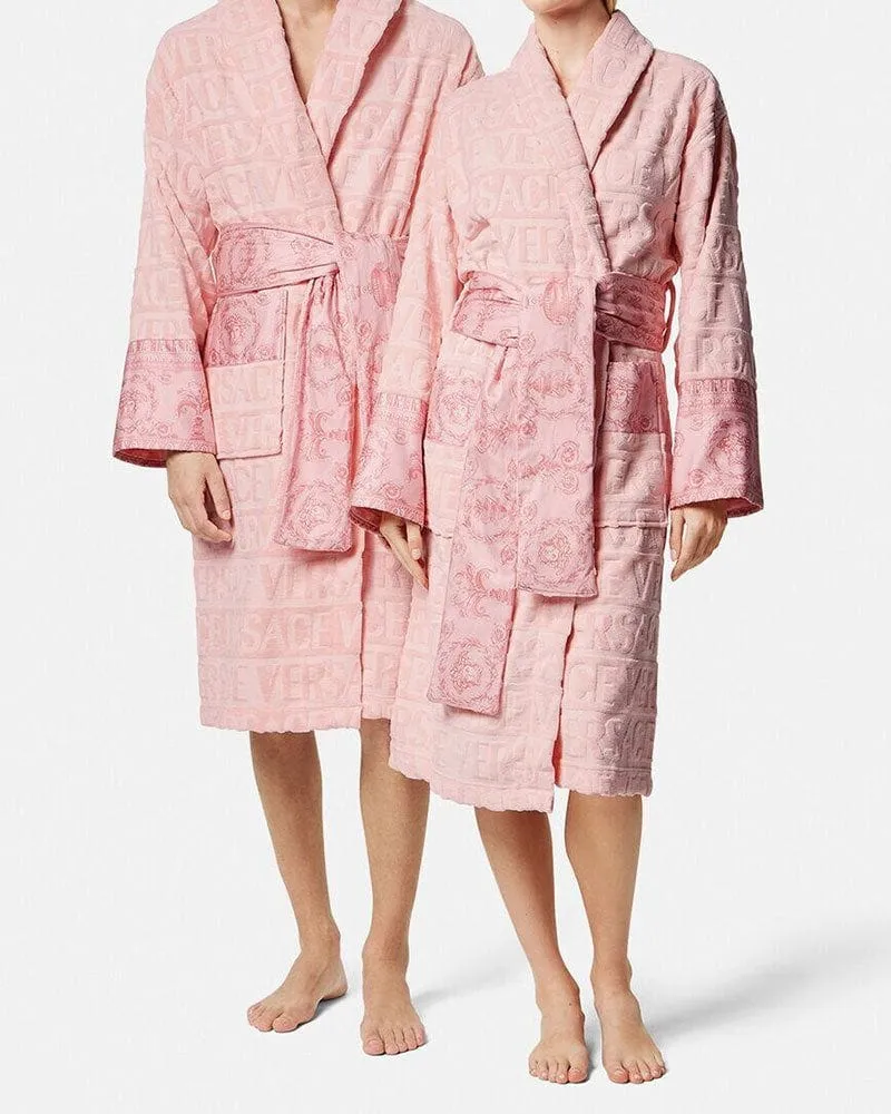 I ♡ Baroque Pink Bathrobe sold by Larosa product image thumbnail 5