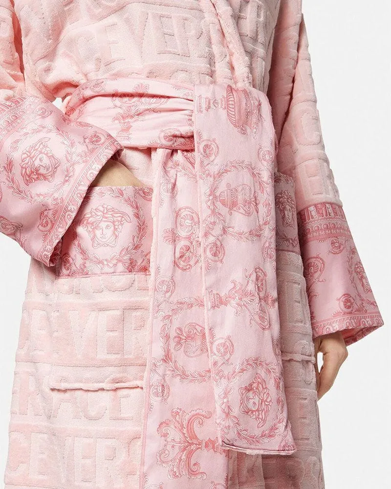 I ♡ Baroque Pink Bathrobe sold by Larosa product image thumbnail 3