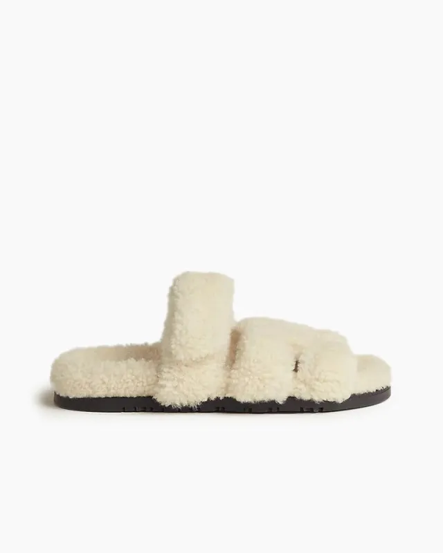 Chypre Plush Flat Sandal sold by Larosa