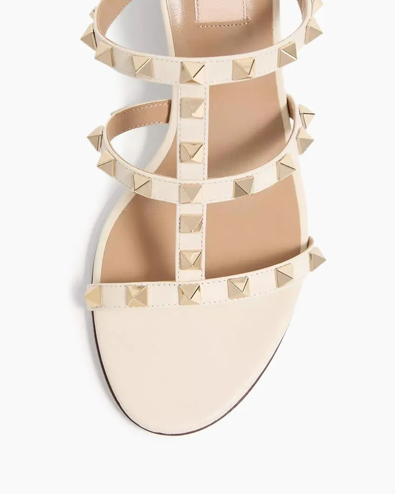 Woman Rockstud Leather Sandal sold by Larosa product image thumbnail 5