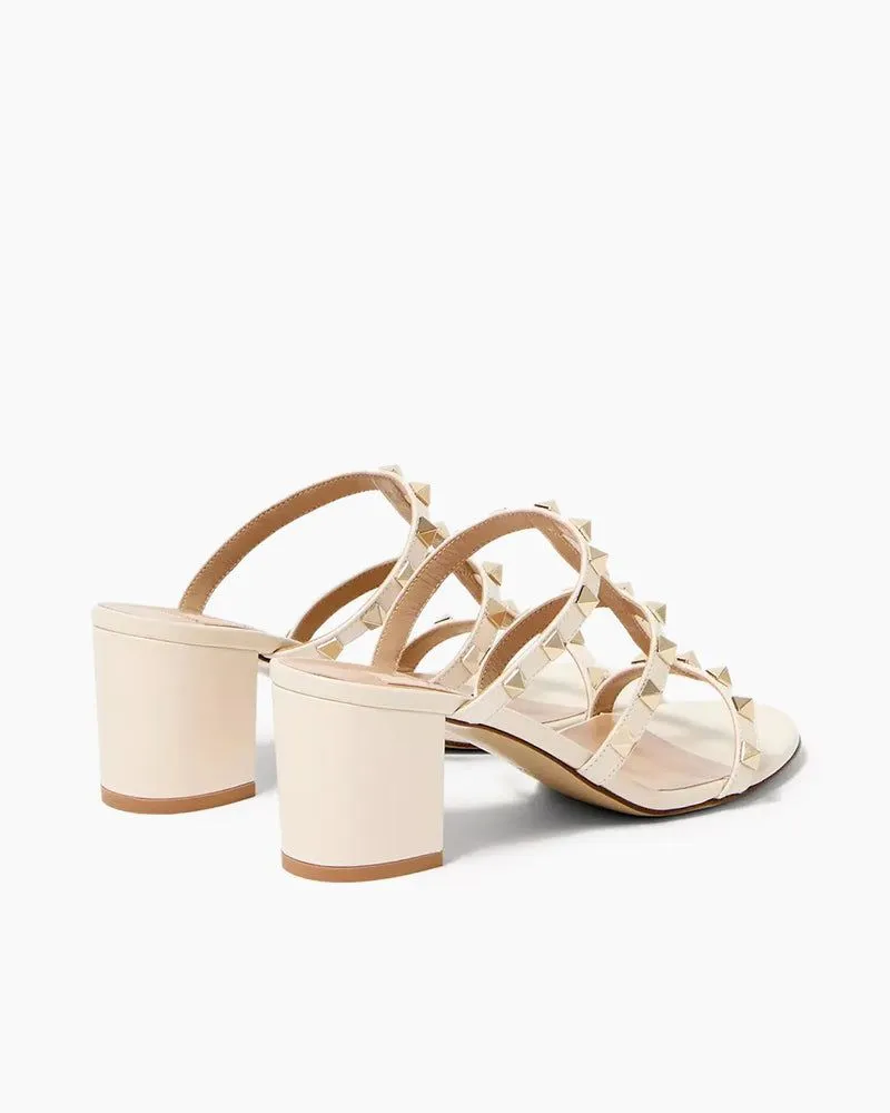 Woman Rockstud Leather Sandal sold by Larosa product image thumbnail 4