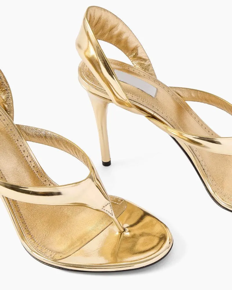 Infradito Sandals in Laminated Leather sold by Larosa product image thumbnail 3