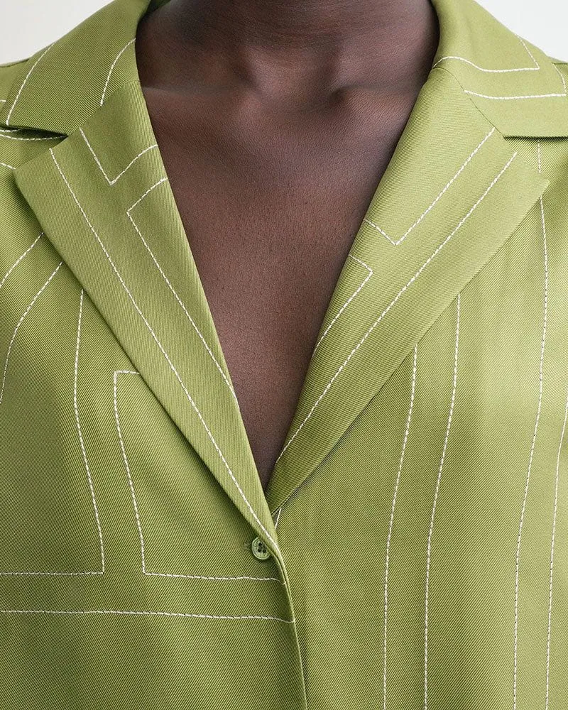 Monogram Silk Women's Pajamas sold by Larosa product image thumbnail 5