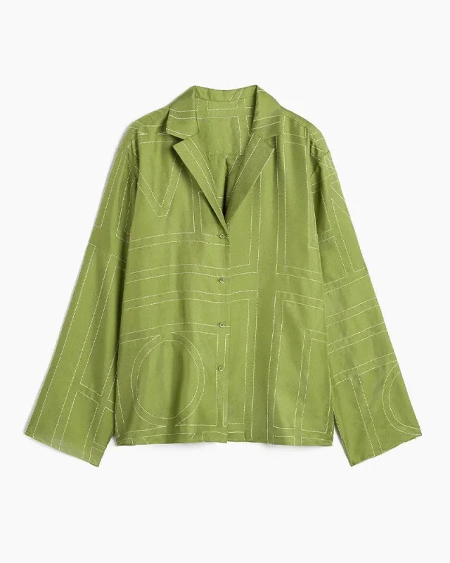 Monogram Silk Women's Pajamas sold by Larosa